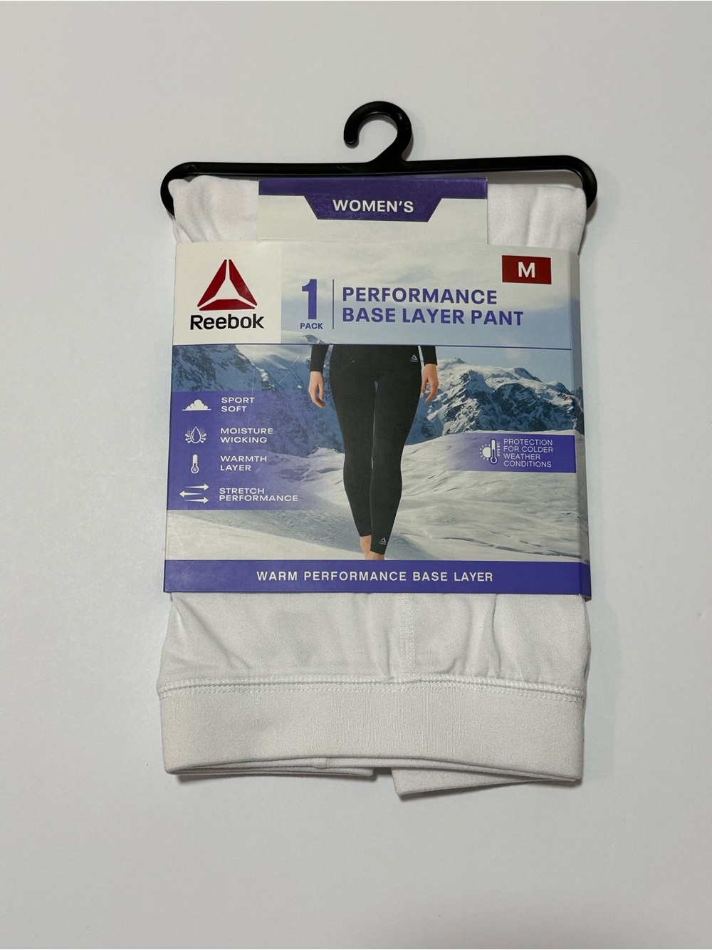 Reebok Women's White Performance Base Layer Pant - White